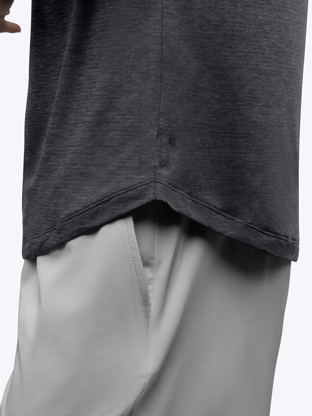 Men's Stretch Performance Polo Shirt in Black – view 6