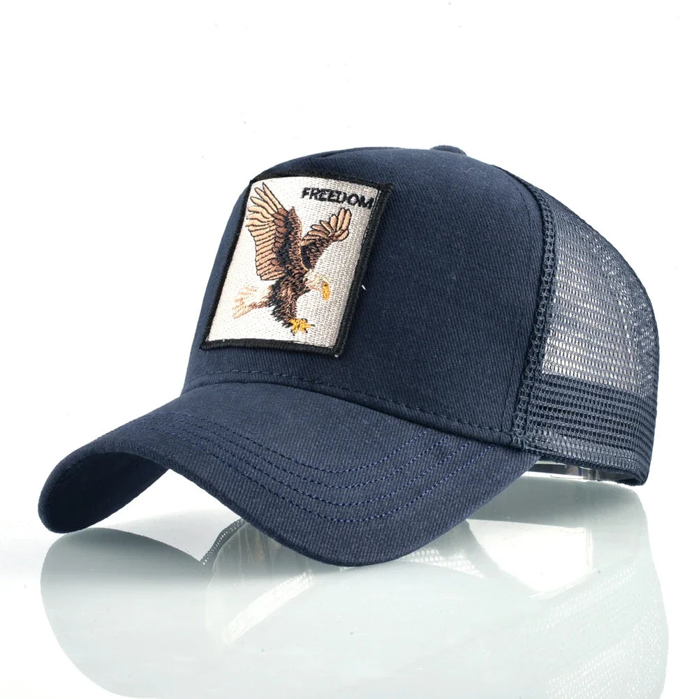 Bald Eagle Men's Patch Trucker Baseball Cap – view 5
