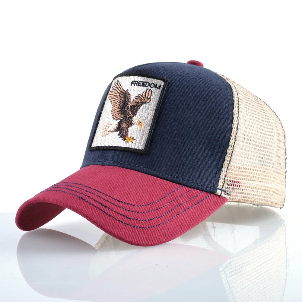Bald Eagle Men's Patch Trucker Baseball Cap – view 3