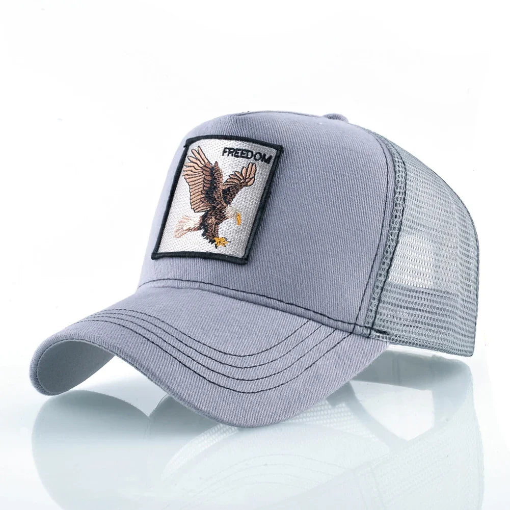 Bald Eagle Men's Patch Trucker Baseball Cap – view 4
