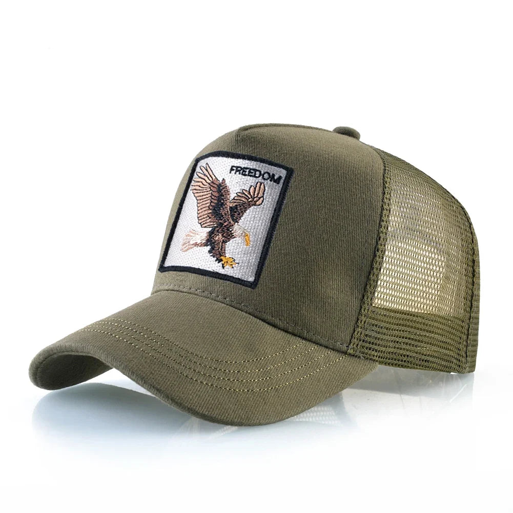 Bald Eagle Men's Patch Trucker Baseball Cap – view 7