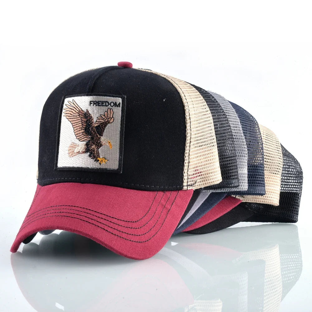 Bald Eagle Men's Patch Trucker Baseball Cap – view 10