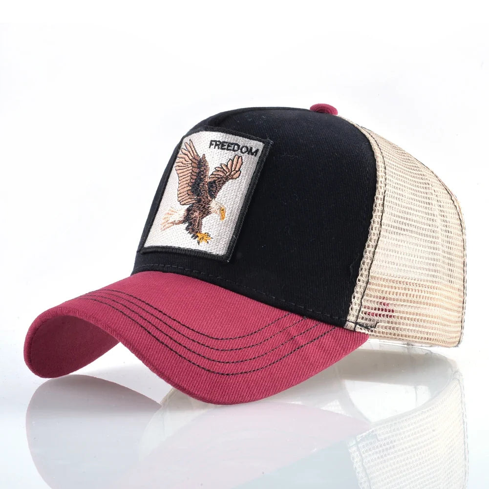 Bald Eagle Men's Patch Trucker Baseball Cap – view 1