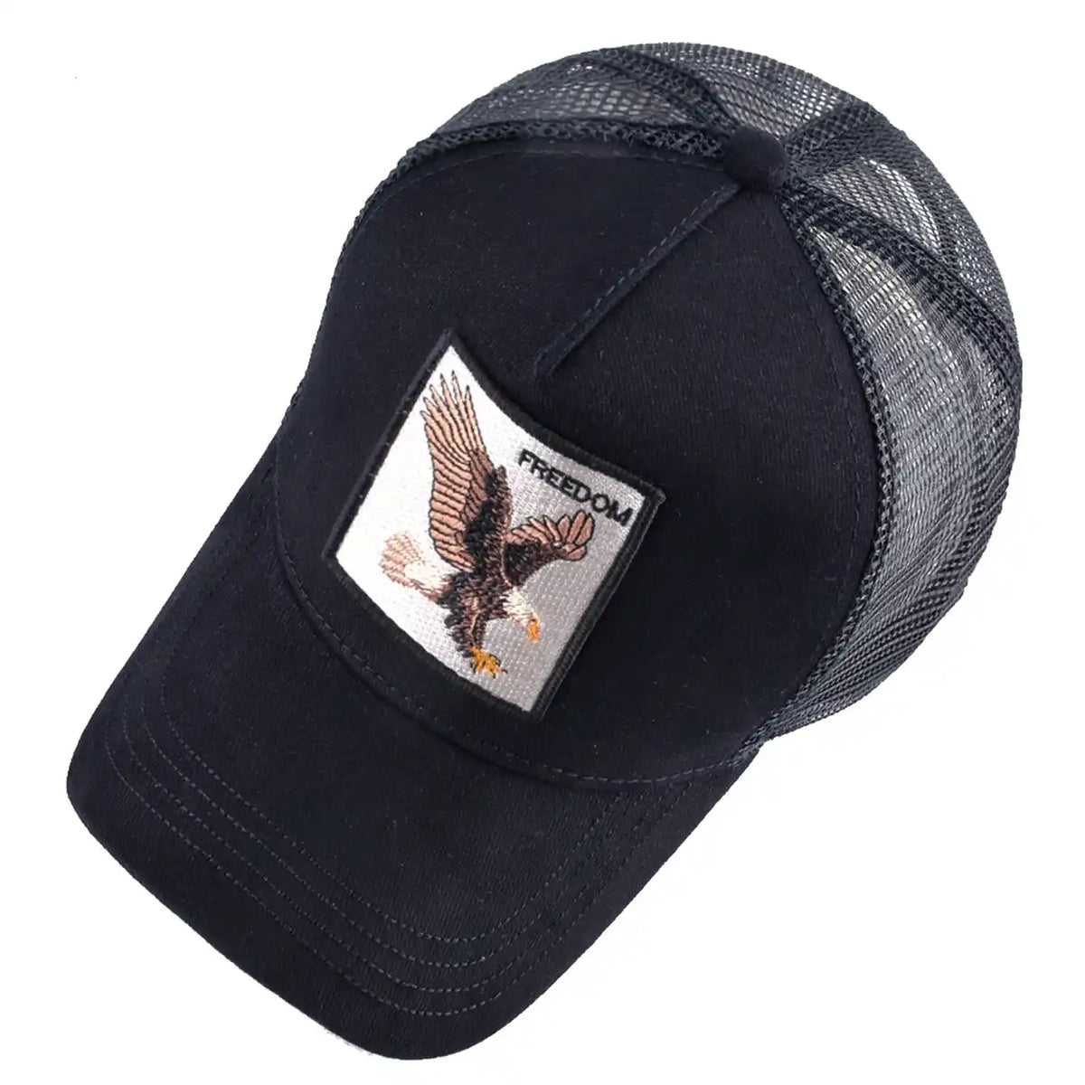 Bald Eagle Men's Patch Trucker Baseball Cap – view 12