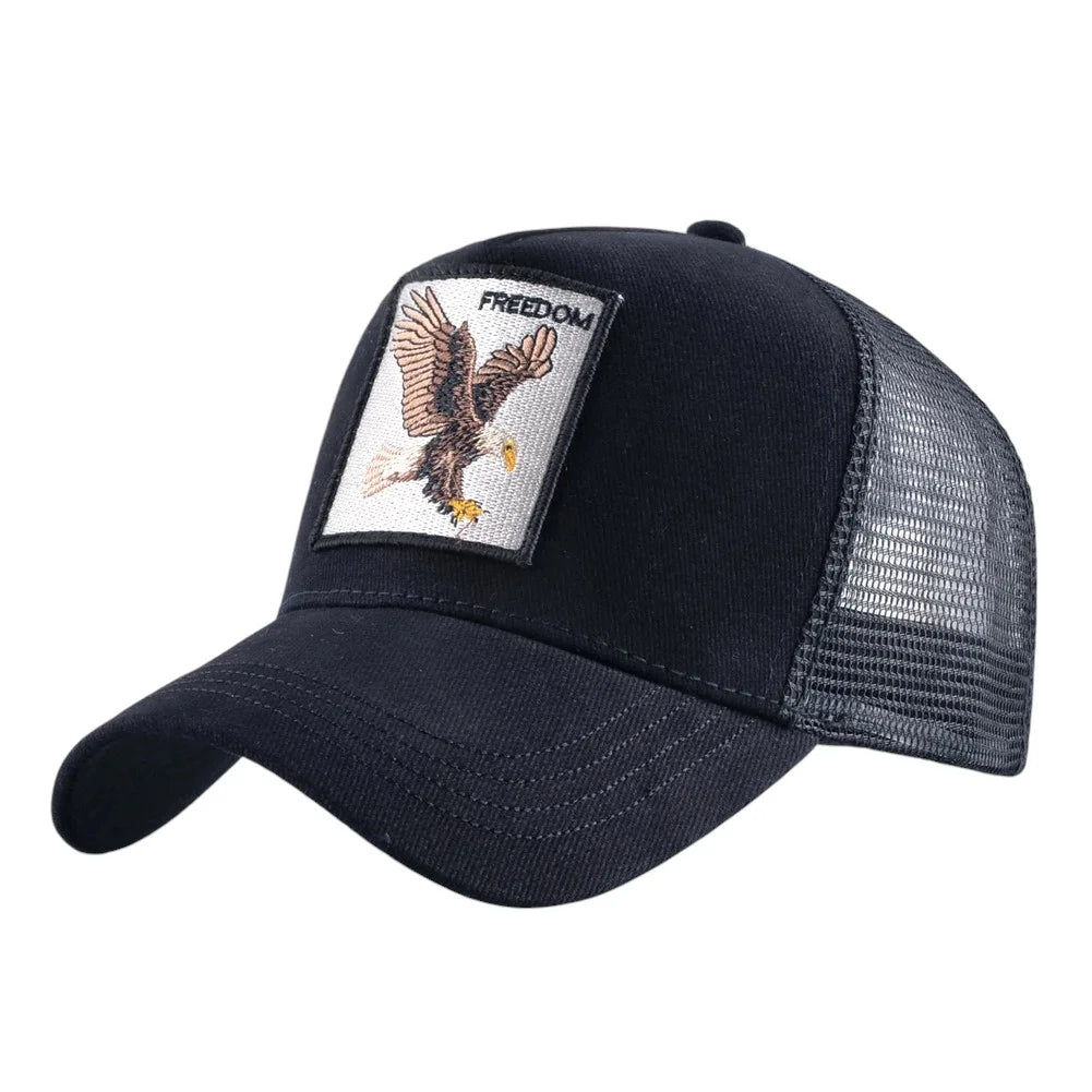 Bald Eagle Men's Patch Trucker Baseball Cap – view 2