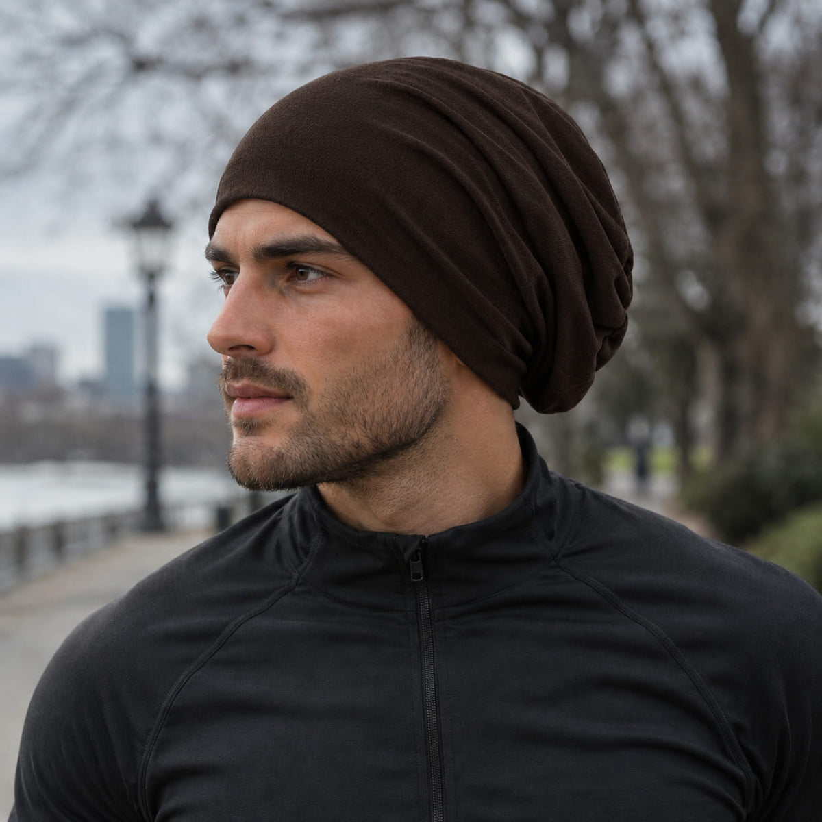 Men's Stretch Knit Sports Beanie – view 2