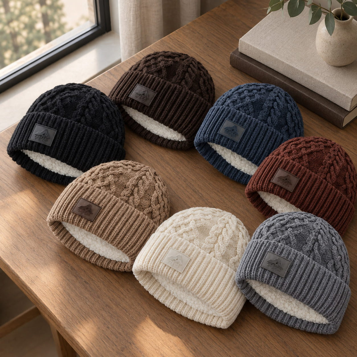 Men's Cable Knit Beanie – view 3