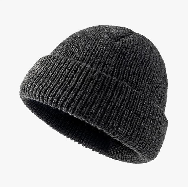 Men's Minimal Ribbed Docker Beanie – view 12