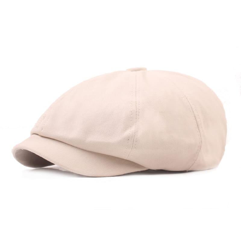Beloit Men's Cotton Newsboy Cap – 100% Cotton, Classic Rounded Crown, Short Peak, Adjustable 56–60 cm