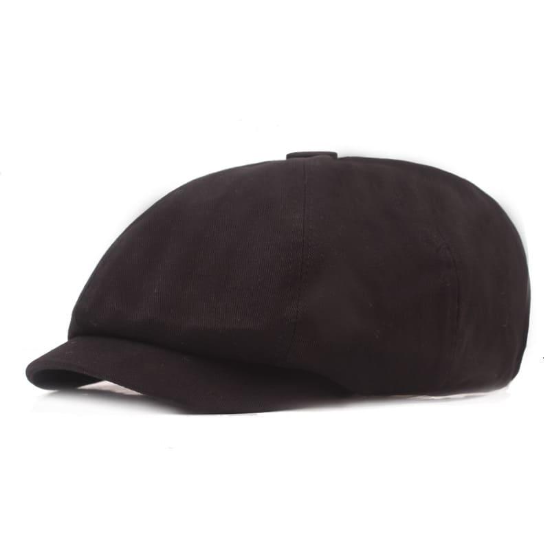 Beloit Men's Cotton Newsboy Cap – 100% Cotton, Classic Rounded Crown, Short Peak, Adjustable 56–60 cm