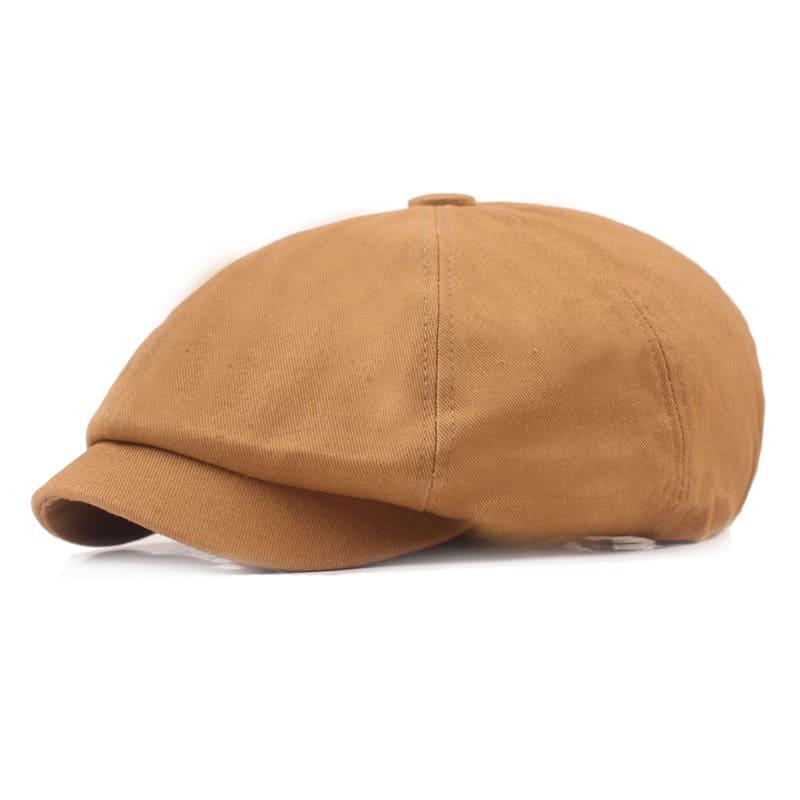 Beloit Men's Cotton Newsboy Cap – 100% Cotton, Classic Rounded Crown, Short Peak, Adjustable 56–60 cm