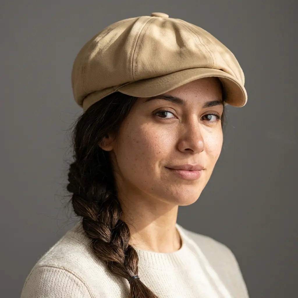 Birmingham Men's Organic Cotton Newsboy Cap – view 20