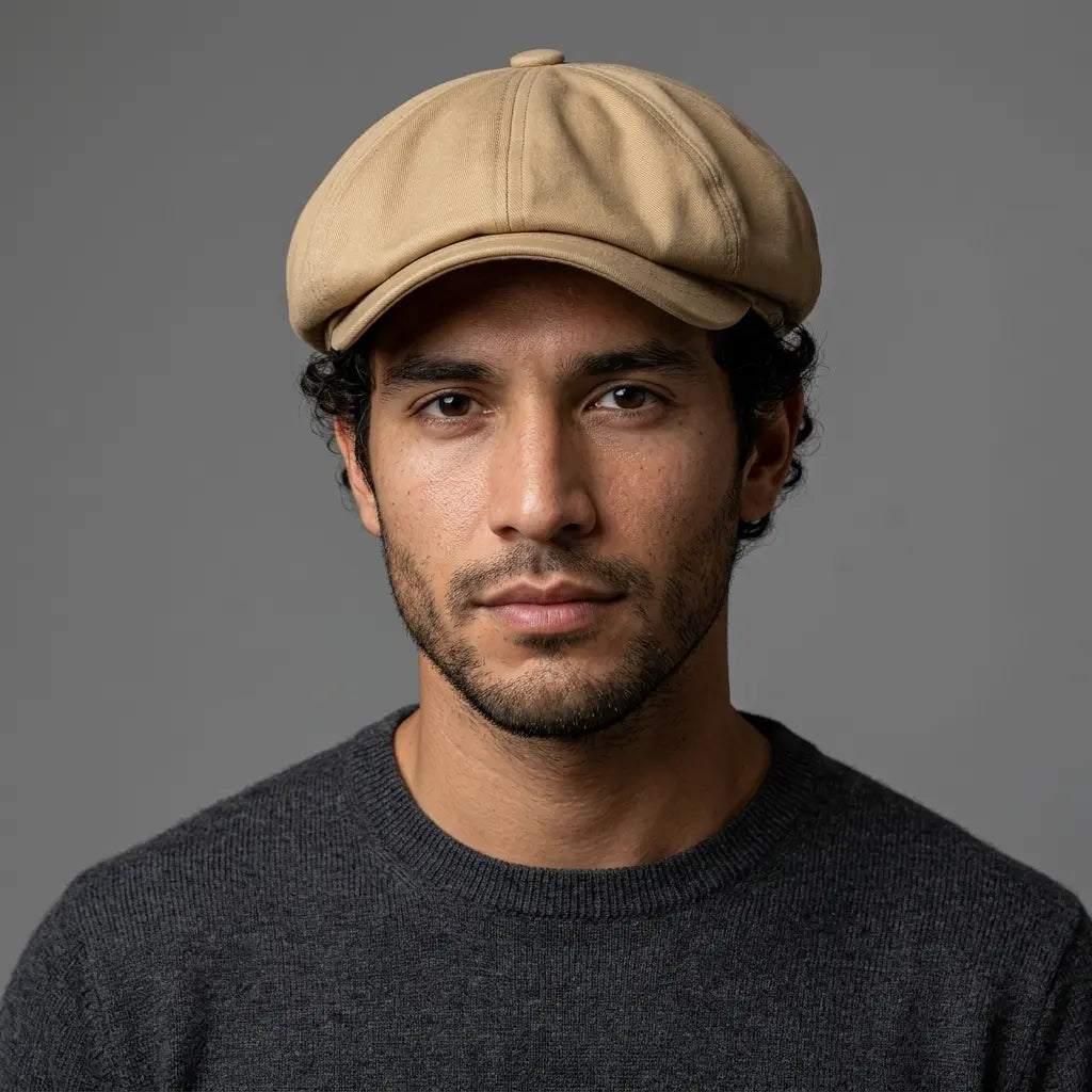 Birmingham Men's Organic Cotton Newsboy Cap – view 17