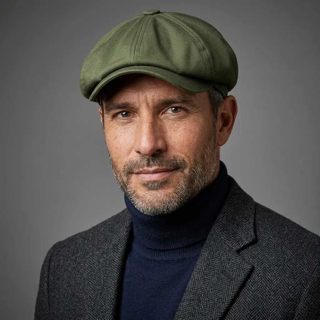 Birmingham Men's Organic Cotton Newsboy Cap – view 18