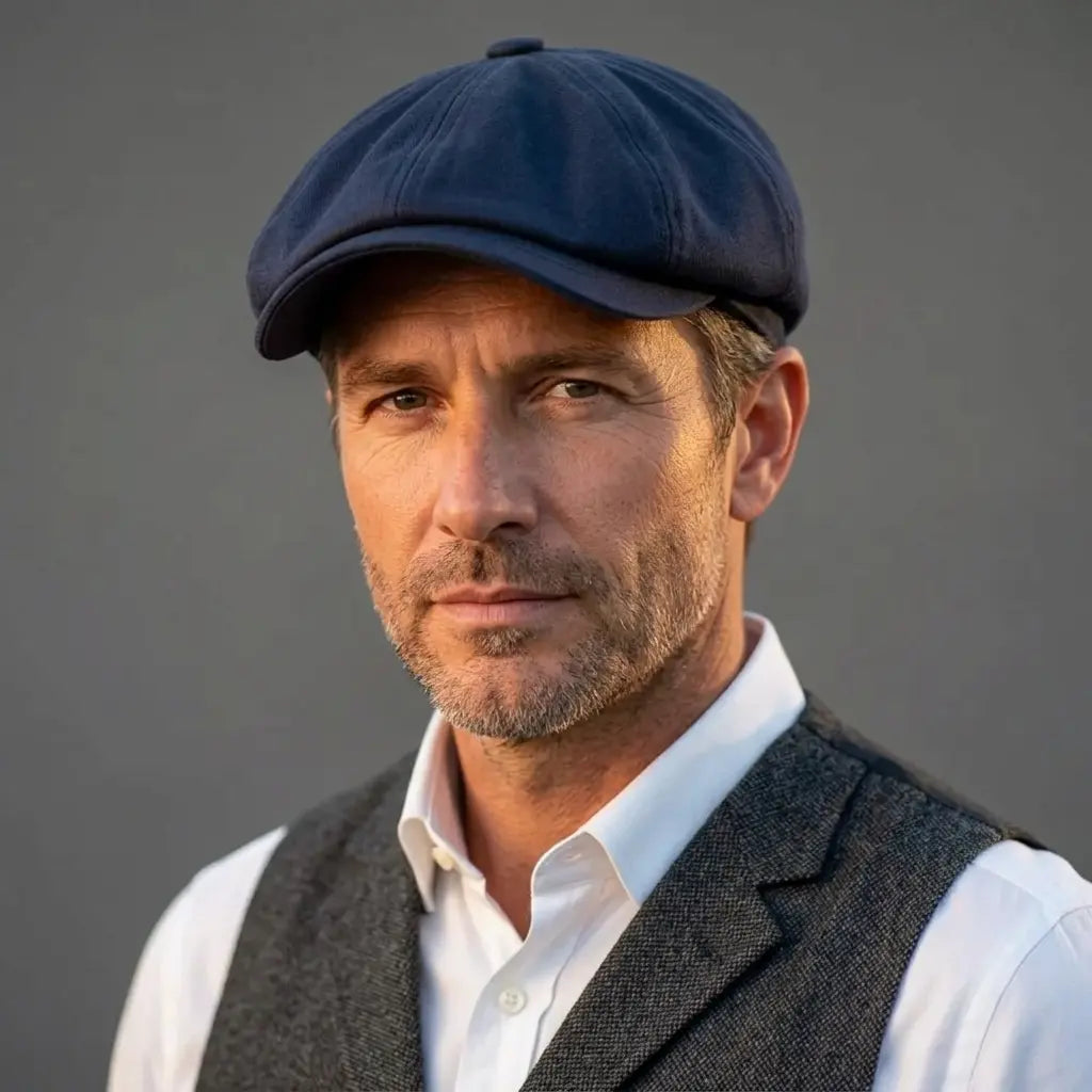 Birmingham Men's Organic Cotton Newsboy Cap – view 19