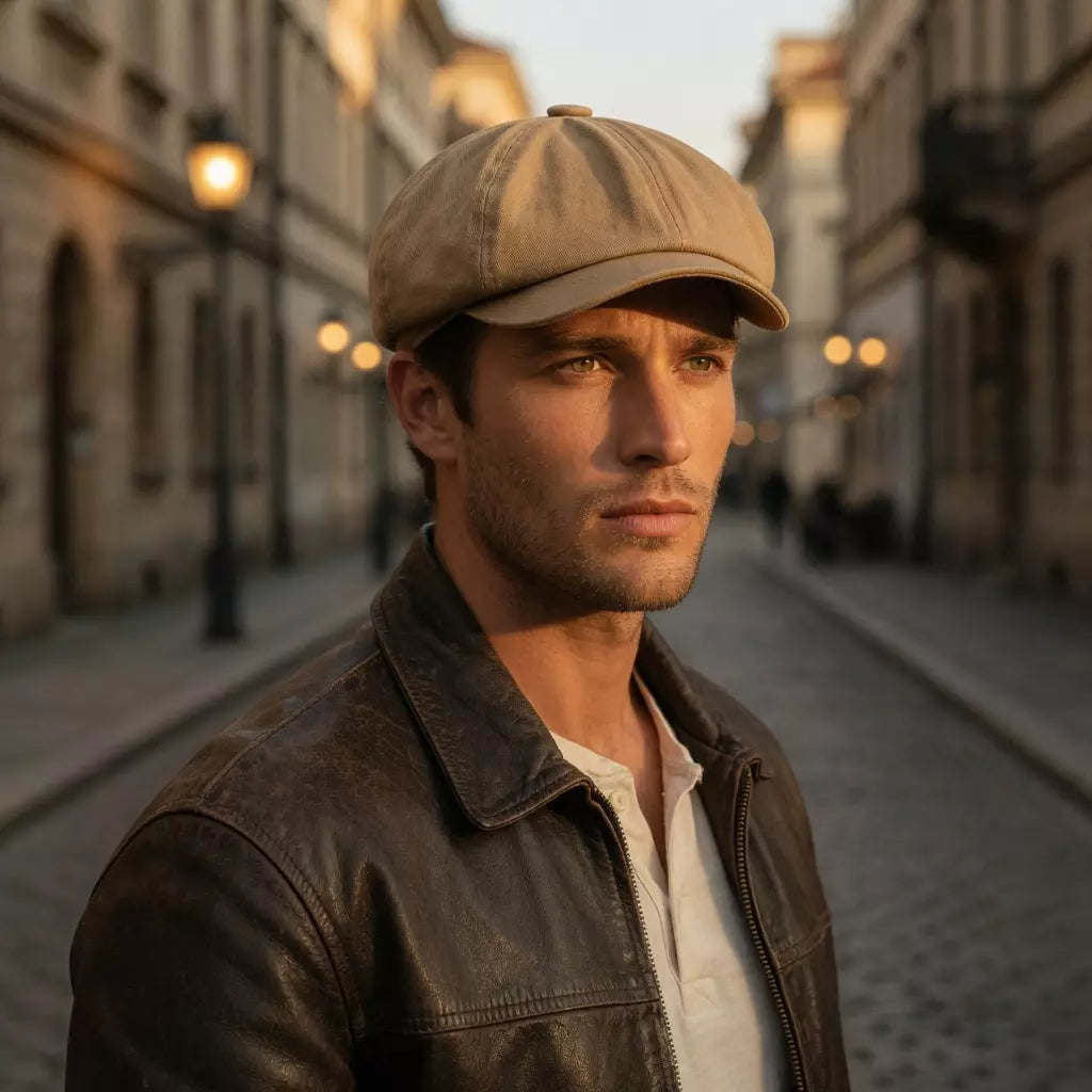 Birmingham Men's Organic Cotton Newsboy Cap – view 16