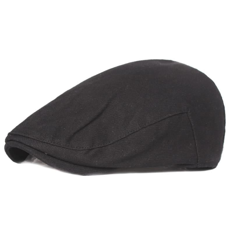 Bradford Men's Plain Cotton Flat Cap – view 1