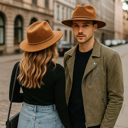 Men's Braided Band Fedora Hat – view 2