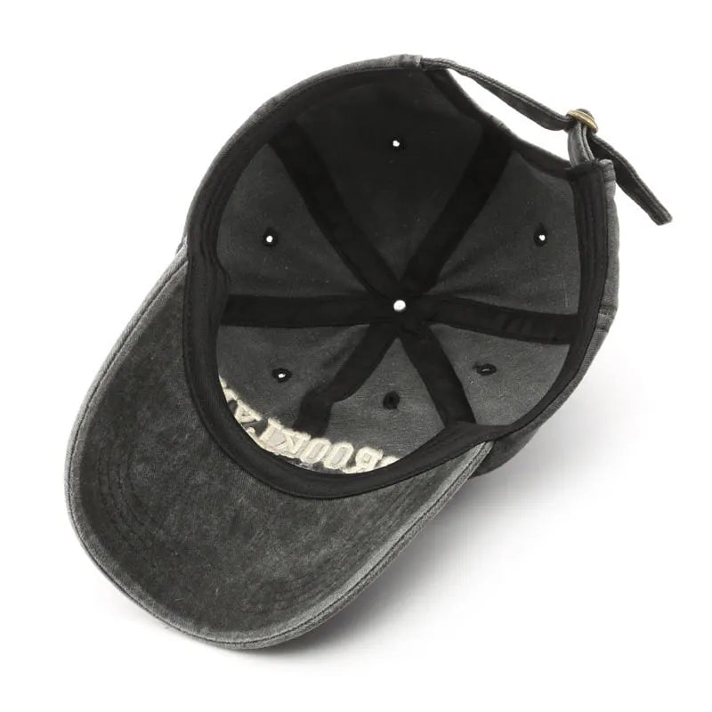 Brooklyn Men's Vintage-Style Cotton Baseball Cap – view 9