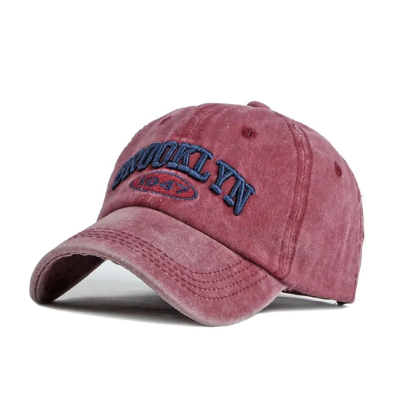 Brooklyn Men's Vintage-Style Cotton Baseball Cap – view 7