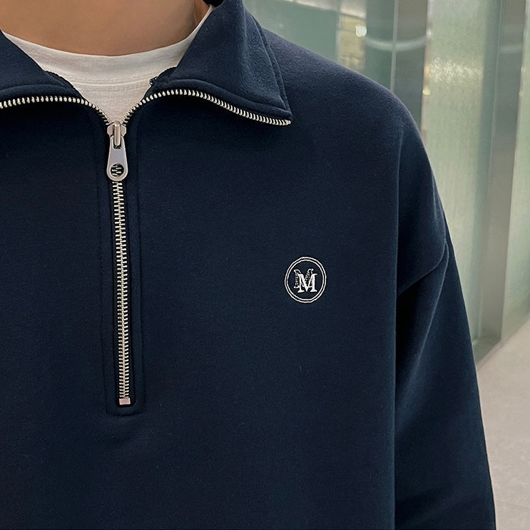 Seoul Men's Cotton Half Zip Sweatshirt – view 4