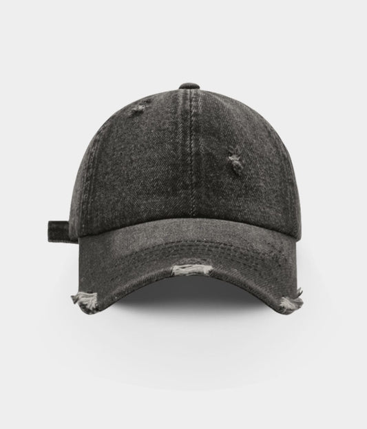 Men's Washed Cotton Denim Baseball Cap – view 1