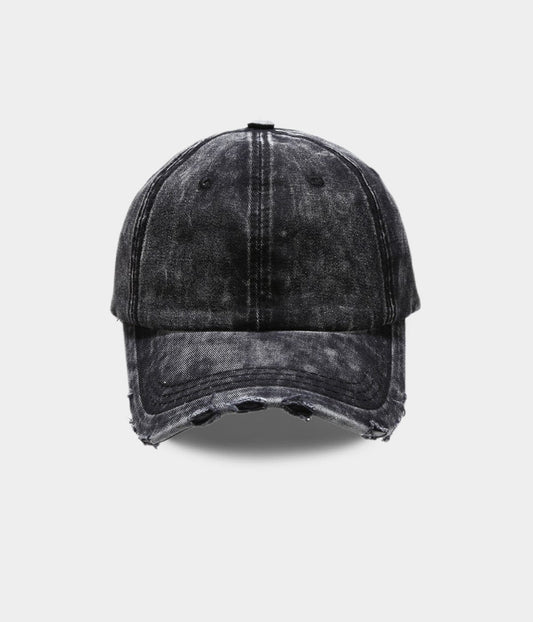 Men's Distressed Cotton Baseball Cap – view 1