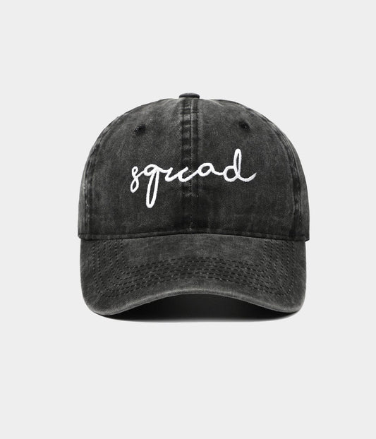 Squad Men's Embroidered Washed Cotton Baseball Cap – view 1