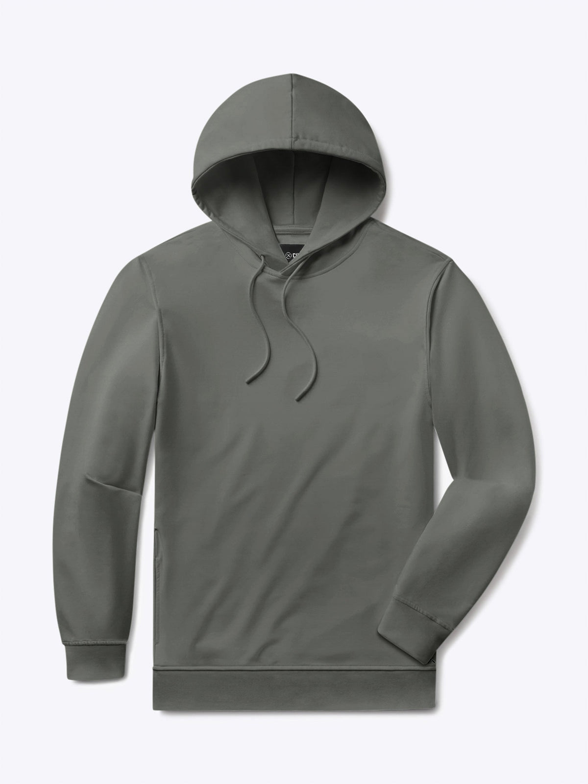 Men's French Terry Pullover Hoodie in Castor Grey – view 1