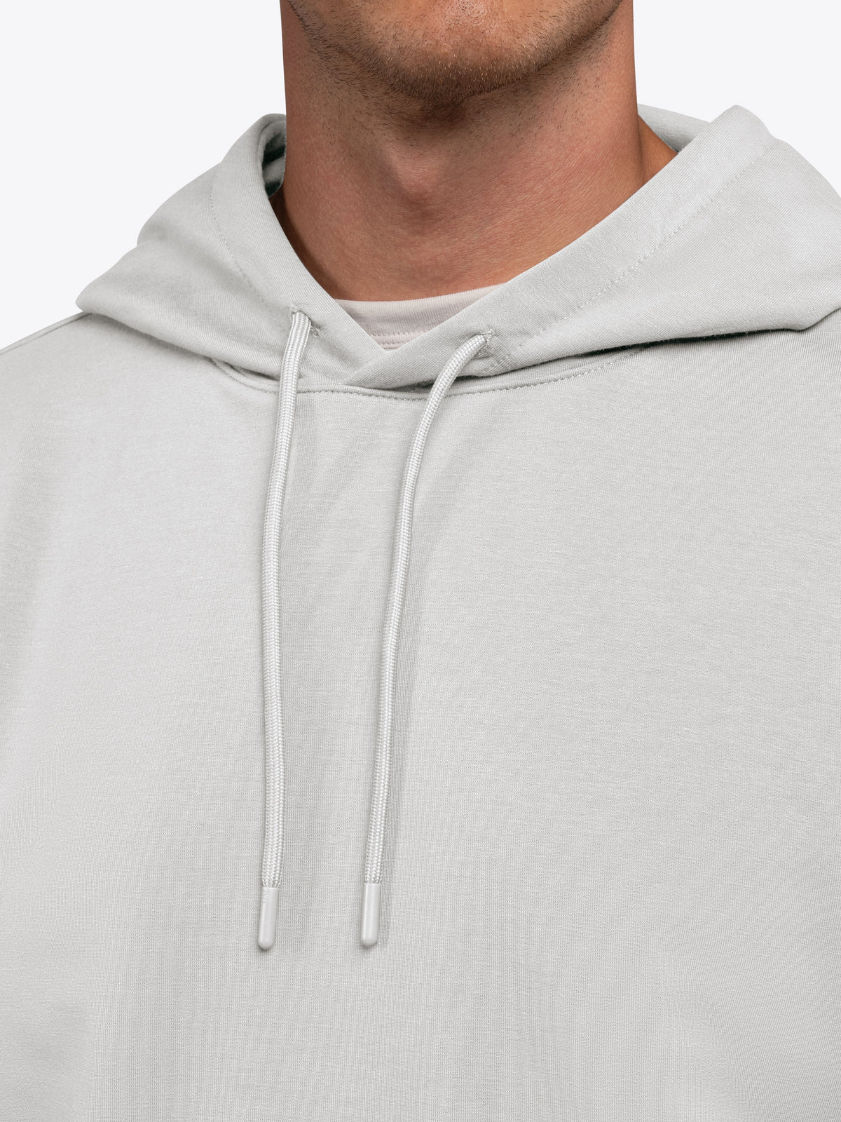 Men's French Terry Pullover Hoodie in Vapor – view 4