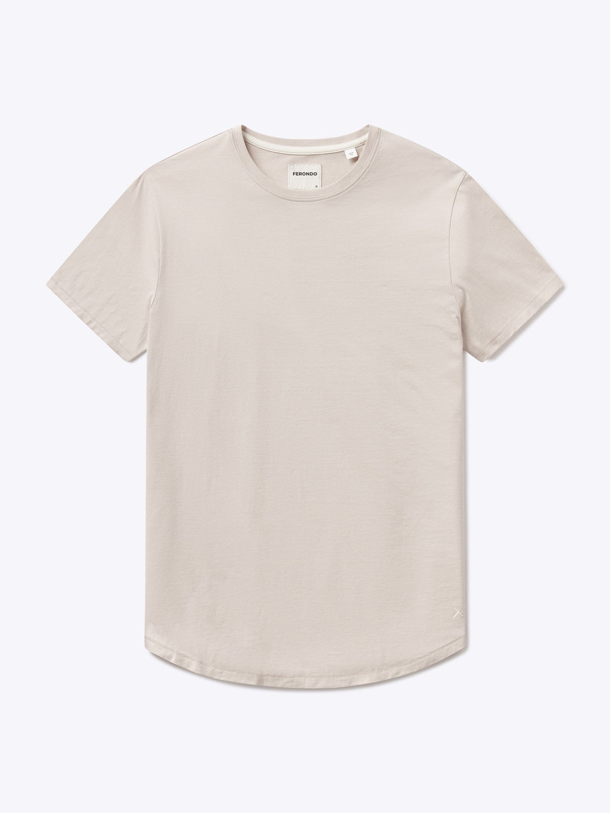 Men's Pima Cotton Lightweight Crew Neck T-Shirt in Clay – view 1