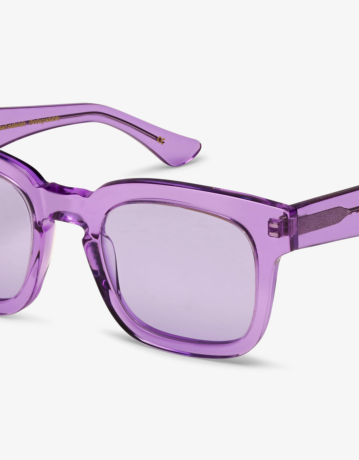 Portofino Men's Bio-Based Acetate Oversized Square Sunglasses – view 7