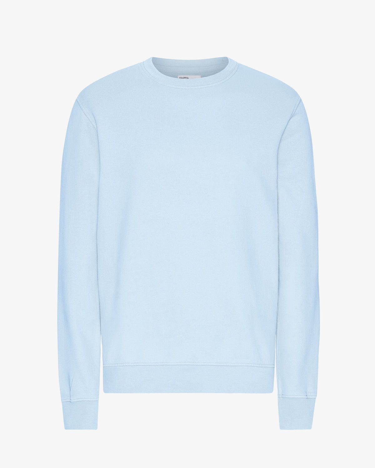 Men's Organic Cotton Crew Neck Sweatshirt in Polar Blue – view 1