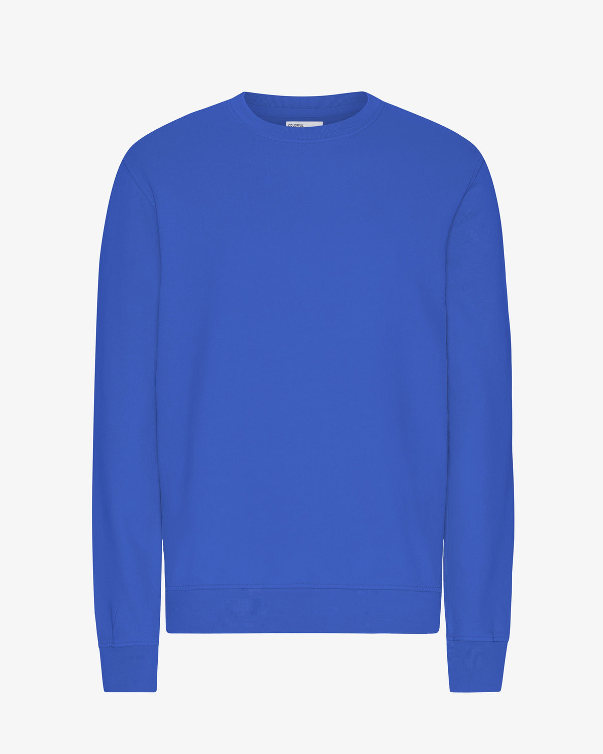 Men's Organic Cotton Crew Neck Sweatshirt in Sapphire Blue – view 1