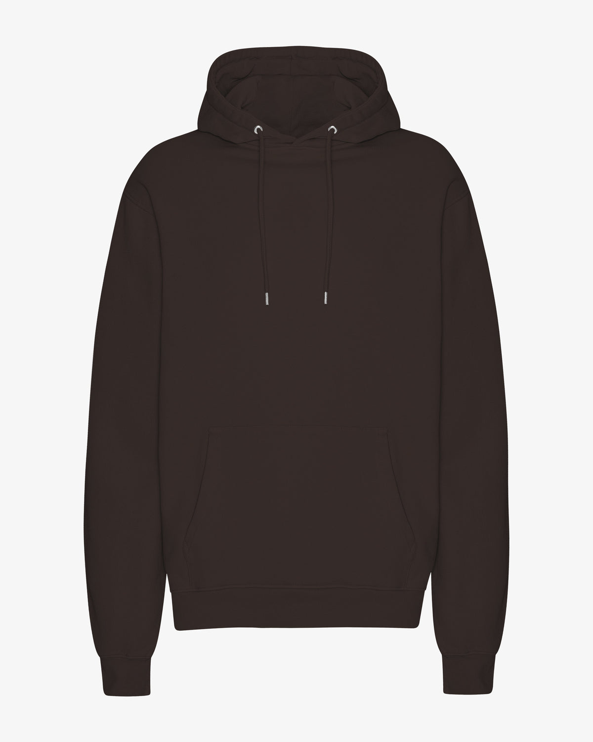 Men's Classic Organic Cotton Hoodie in Coffee Brown – view 1