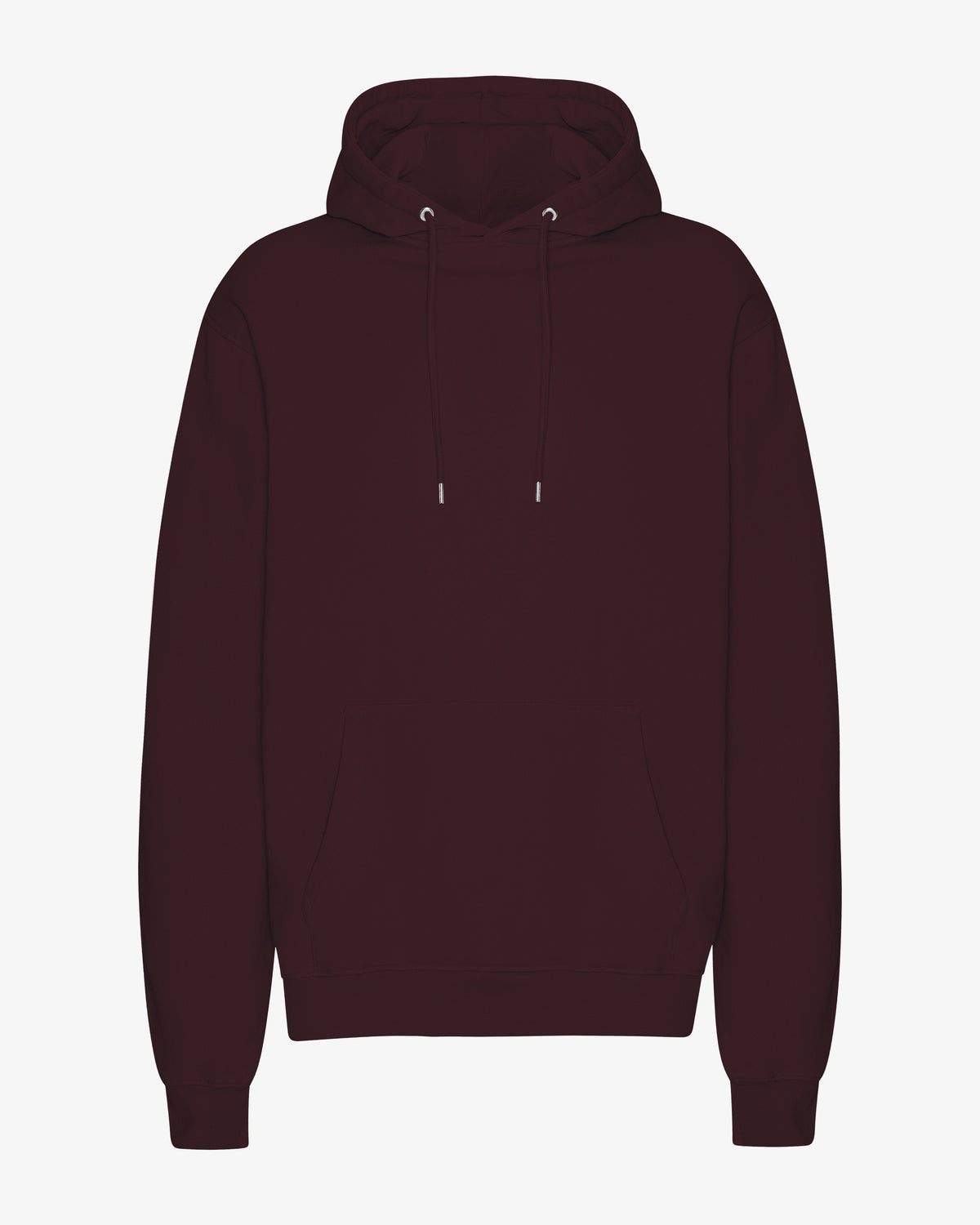 Men's Classic Organic Cotton Hoodie in Oxblood Red – view 1