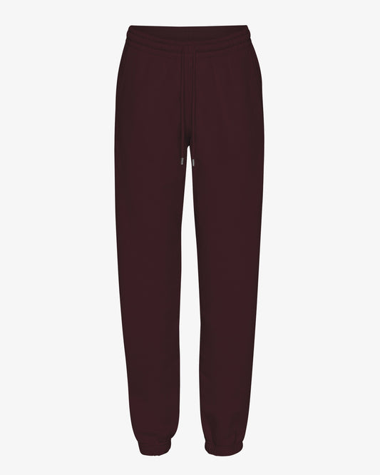 Men's Organic Cotton Sweatpants in Oxblood Red – view 1