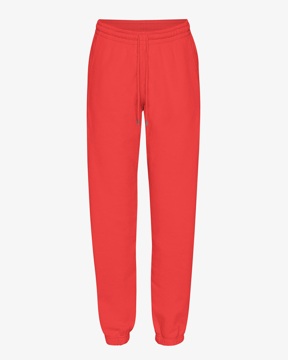Men's Organic Cotton Sweatpants – Relaxed Fit, Straight Slightly Tapered Leg | Red Tangerine