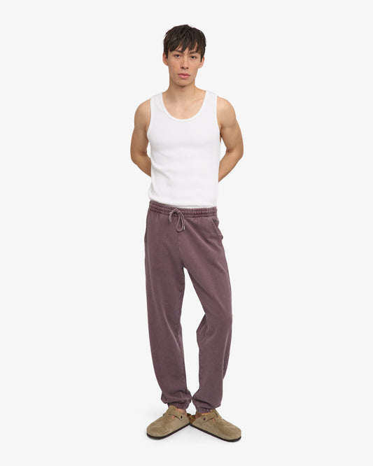 Men's Organic Cotton Sweatpants in Faded Grape – view 2