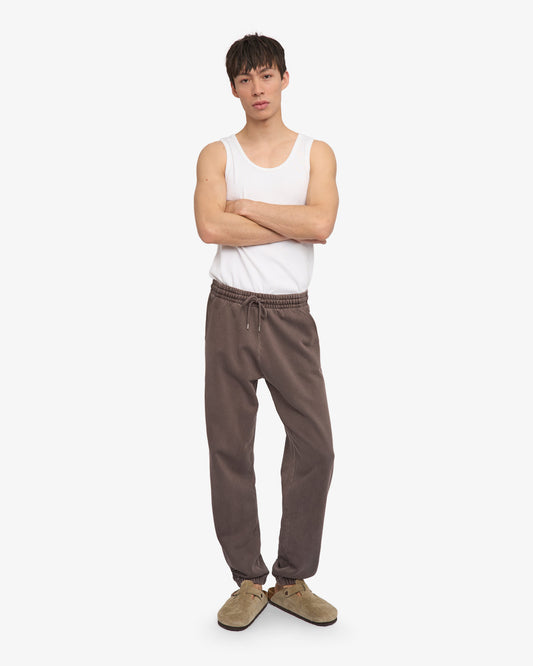 Men's Organic Cotton Sweatpants in Faded Mud – view 2