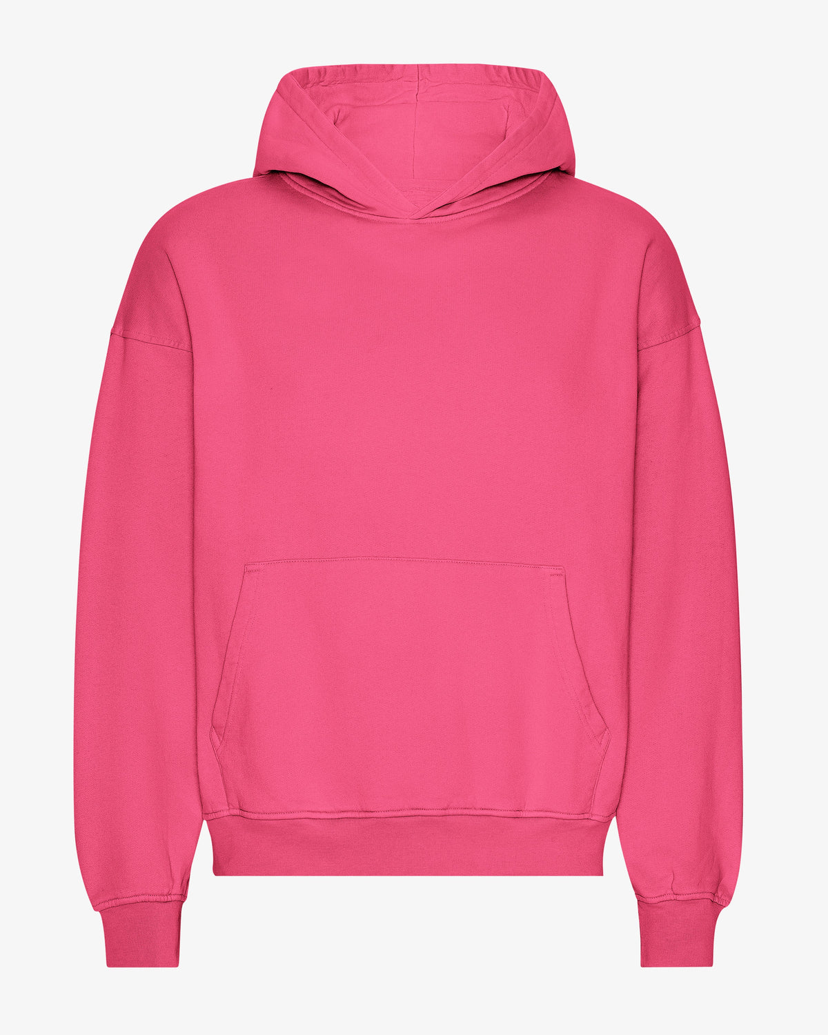 Men's Organic Cotton Oversized Hoodie in Bubblegum Pink – view 1