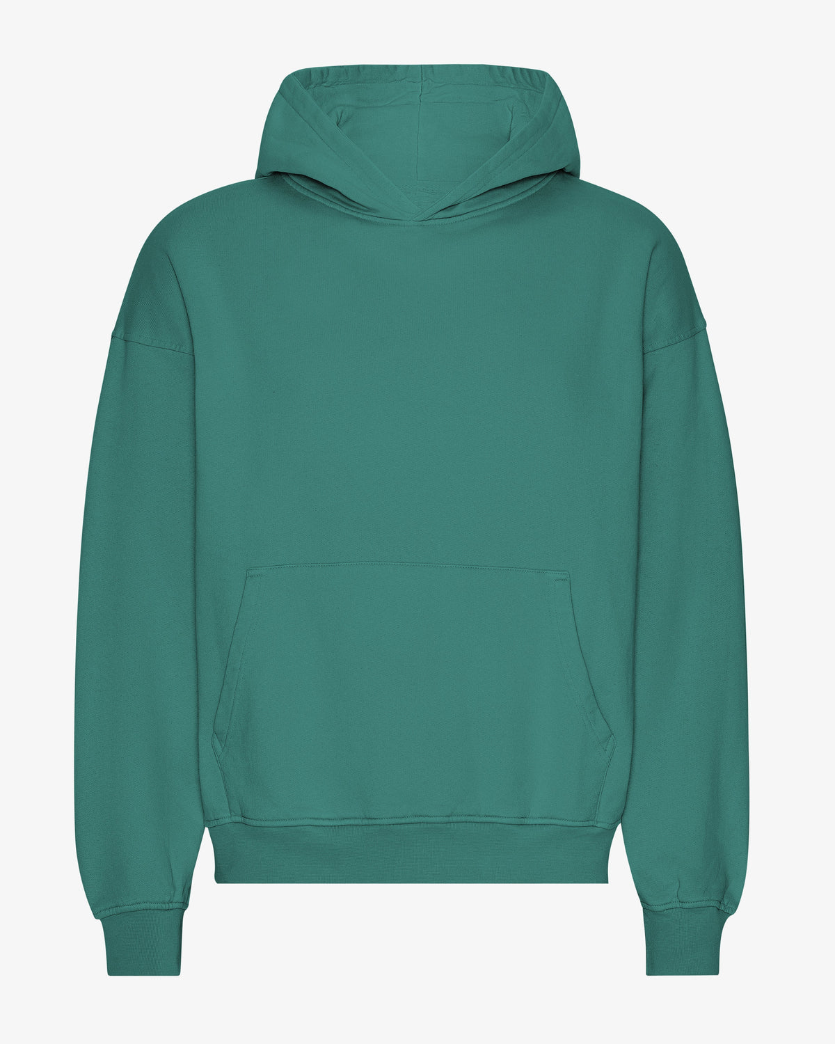 Men's Organic Cotton Oversized Hoodie in Pine Green – view 1