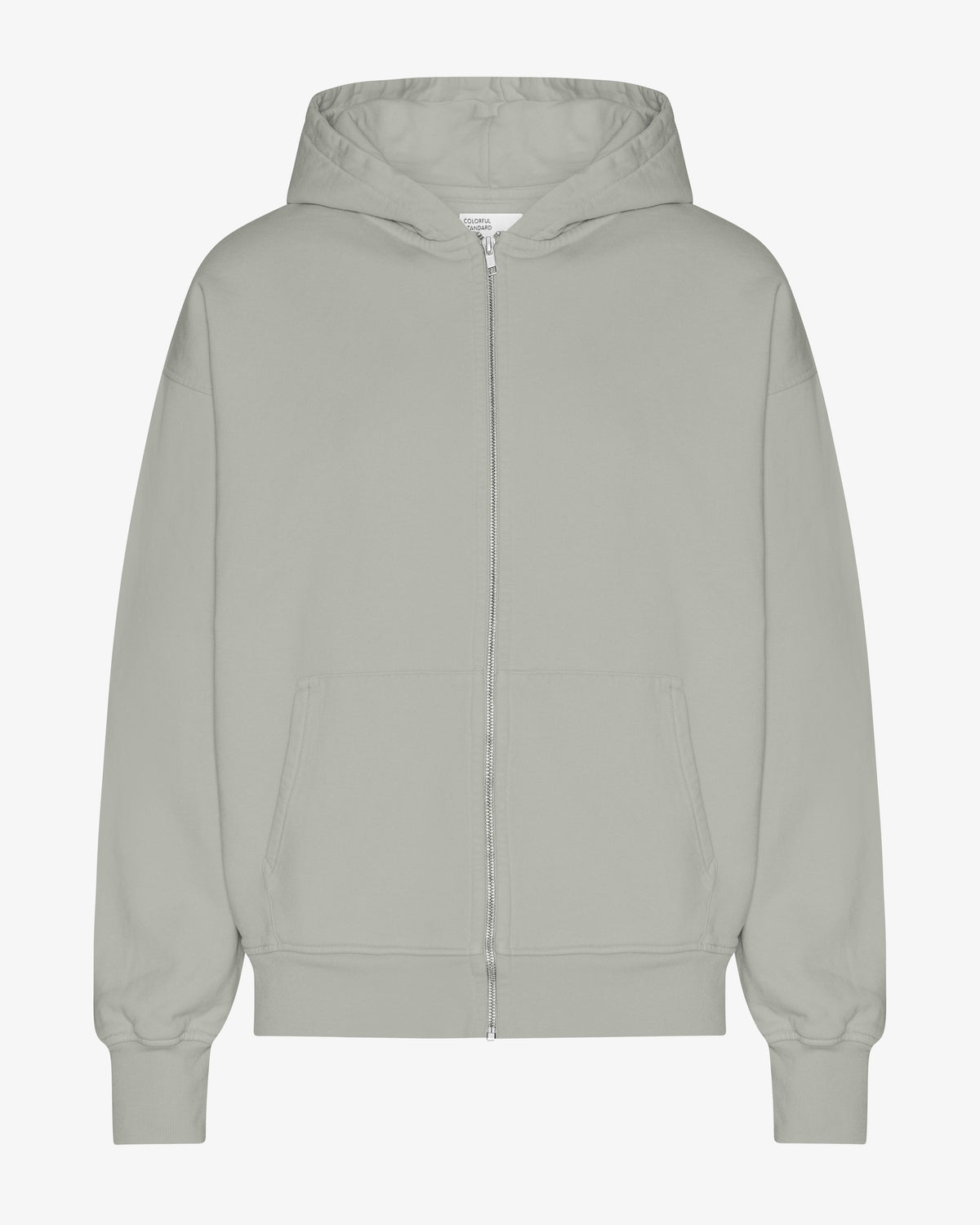Men's Organic Cotton Oversized Zip Hoodie in Steel Blue – view 1