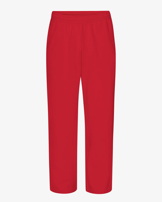 Men's Organic Cotton Straight Leg Sweatpants in Scarlet Red – view 1
