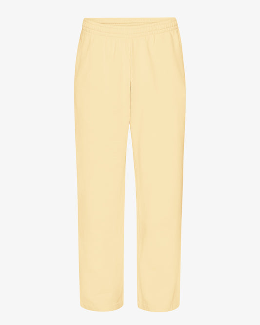 Men's Organic Cotton Straight Leg Sweatpants in Soft Yellow – view 1