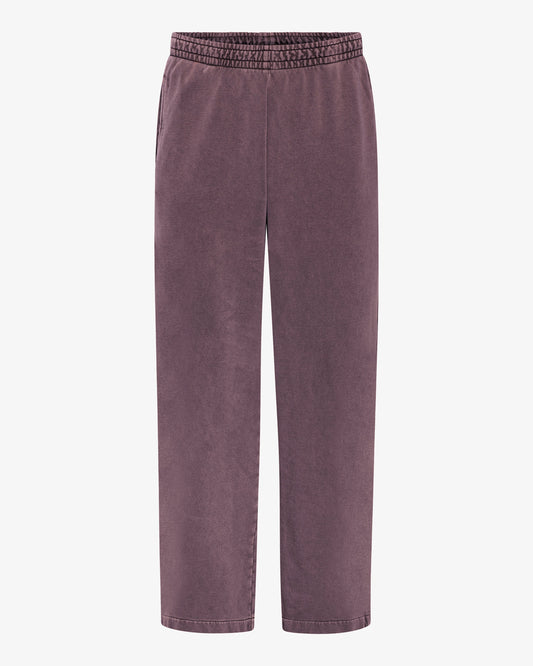 Men's Organic Cotton Straight Leg Sweatpants in Faded Grape – view 1