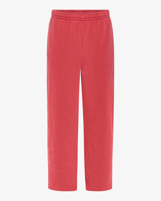 Men's Organic Cotton Straight Leg Sweatpants in Faded Red – view 1