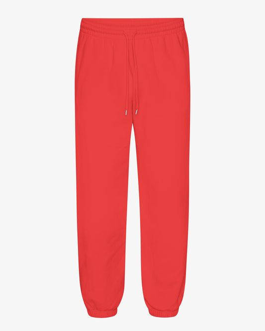 Men's Organic Cotton Relaxed Sweatpants in Red Tangerine – view 1