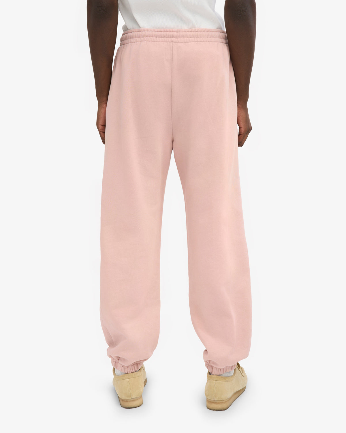 Men's Organic Cotton Relaxed Sweatpants in Faded Pink – view 5