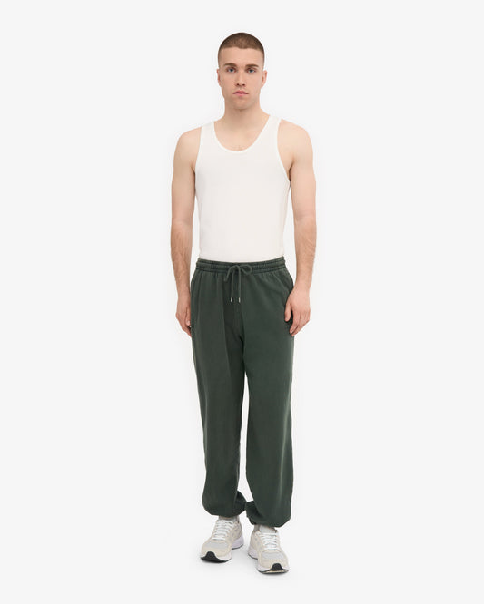 Men's Organic Cotton Relaxed Sweatpants in Midnight Forest – view 2